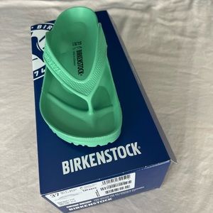 new Birkenstock flip flops